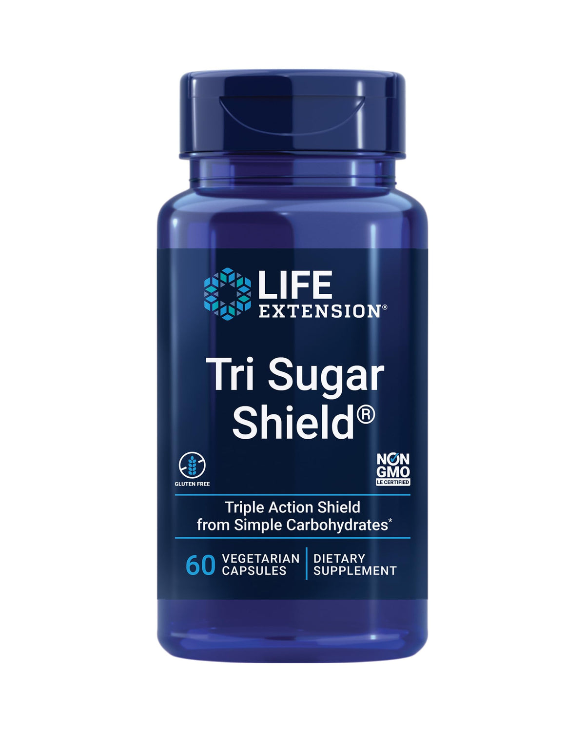 Life Extension Tri Sugar Shield Sorghum Bran - 60 Capsules
