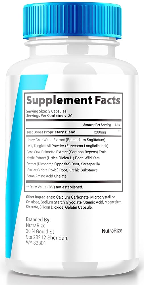 NutraRize ViraFlexx for Men Male Performance Support - 120 Capsules - image 2