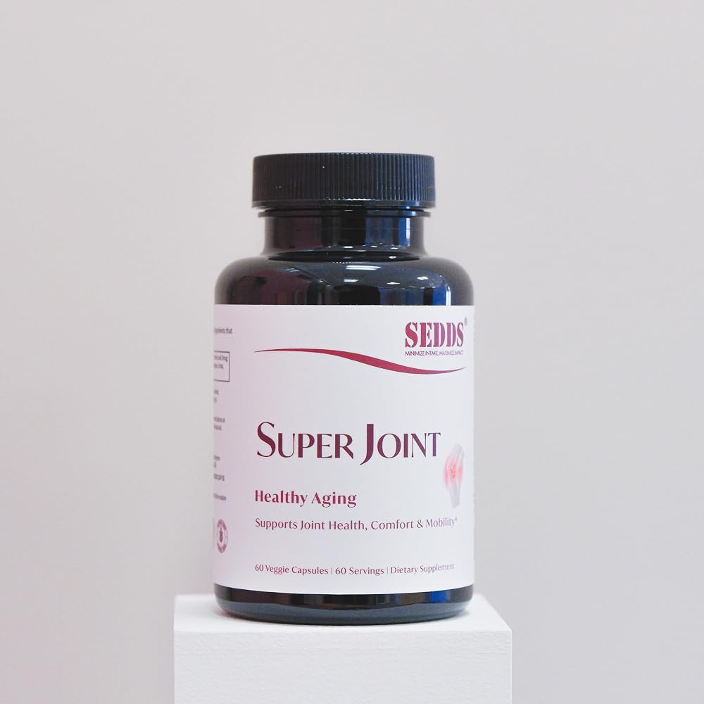 SEDDS Super Joint Supplement with Glucosamine & Turmeric - 60 Capsules