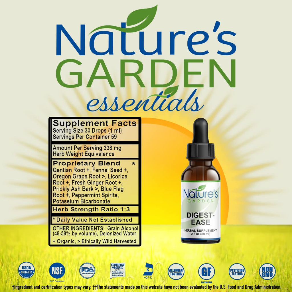 Nature's Garden Essentials Digest-Ease Herbal Formula - 2 oz - image 2