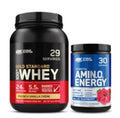 Optimum Nutrition Dynamic Duo Bundle Amino Energy & Whey Protein - 2 Count
