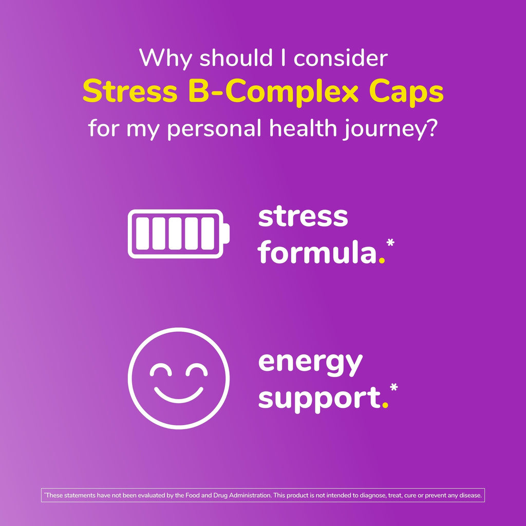Twinlab Stress B-Complex Caps Energy Support - 250 Capsules - image 5
