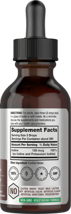 Horbäach Iodine Liquid Drops 150 mcg - 2 fl oz - image 2