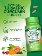 Nature's Truth Advanced Turmeric Curcumin Complex 1500 mg - 120 Capsules - image 5