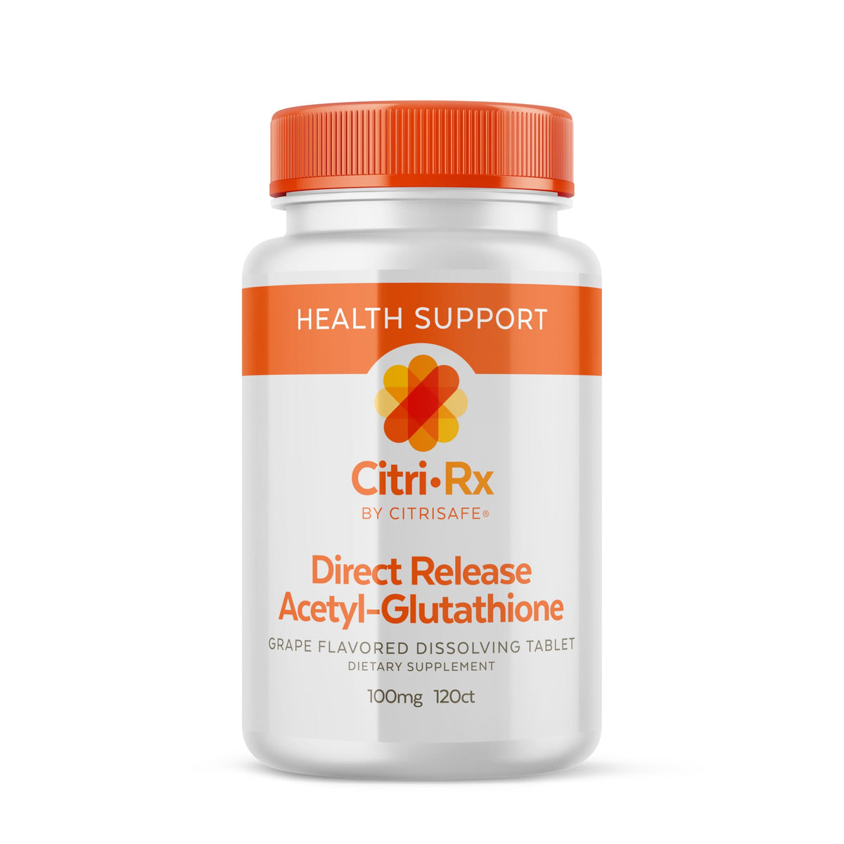 CitriSafe Acetyl Glutathione 100mg Lozenges - 120 Count