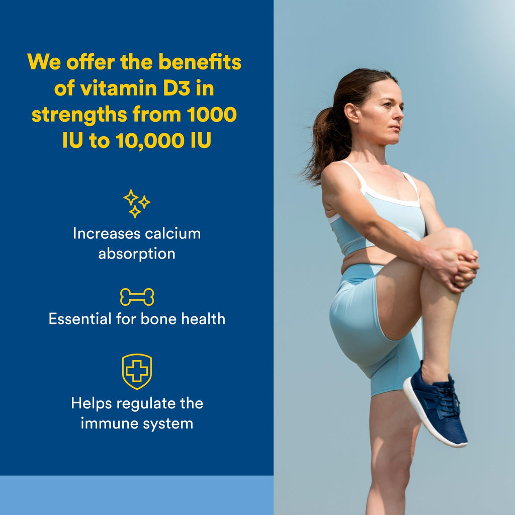Natural Factors Vitamin D3 1000 IU Bone & Immune Support - 180 Tablets - image 2