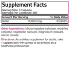 Bronson Ultra Biotin Hair, Skin & Nails - 10,000 mcg