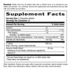 Country Life Chewable L-Lysine 600 mg with Vitamin D - 60 Tablets - image 5