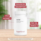 Supersmart Krill Oil Supplement 1180mg Omega-3 - 60 Softgels - image 3