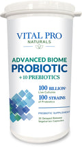 Vital Planet Advanced Biome Probiotic Plus Prebiotics - 30 Capsules