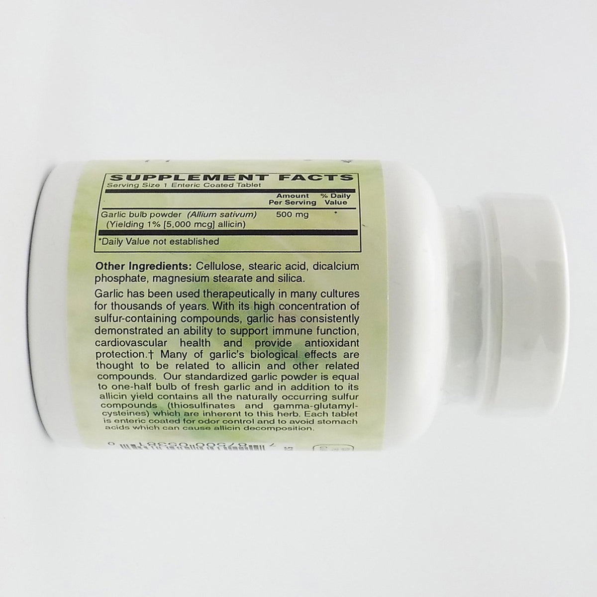 Holly Hill Health Foods Standardized Garlic 500 MG - 60 Tablets - image 2