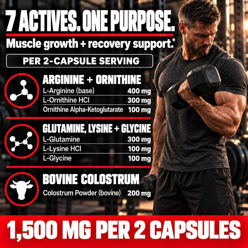 Revolution Science Regains HGH Supplement for Muscle Growth - 30 Capsules - image 4