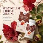 Basigano Red Vine Leaf & Horse Chestnut Extract - 60 Capsules - image 6