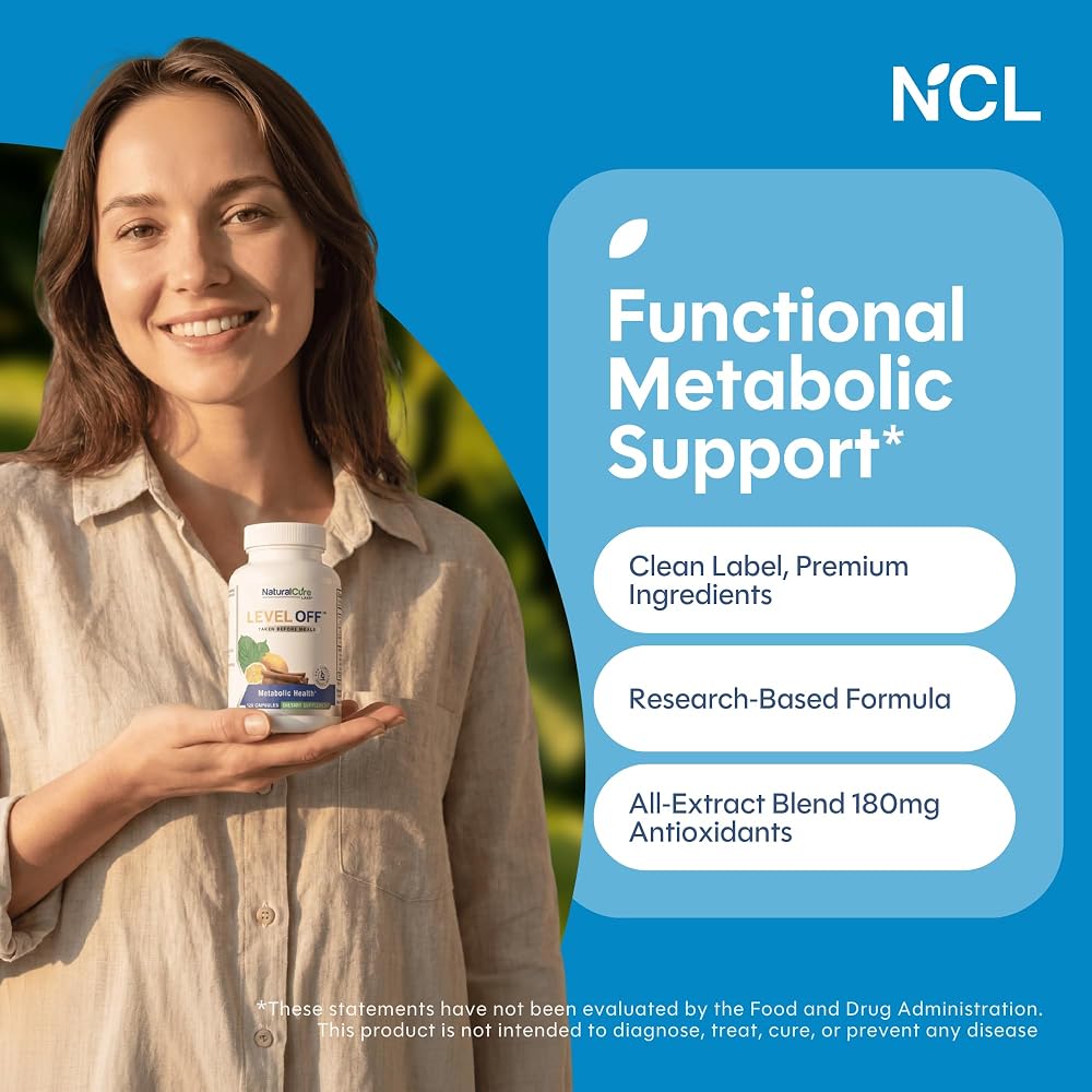 Natural Cure Labs Level Off Glucose Support - 120 Vegan Capsules - image 6