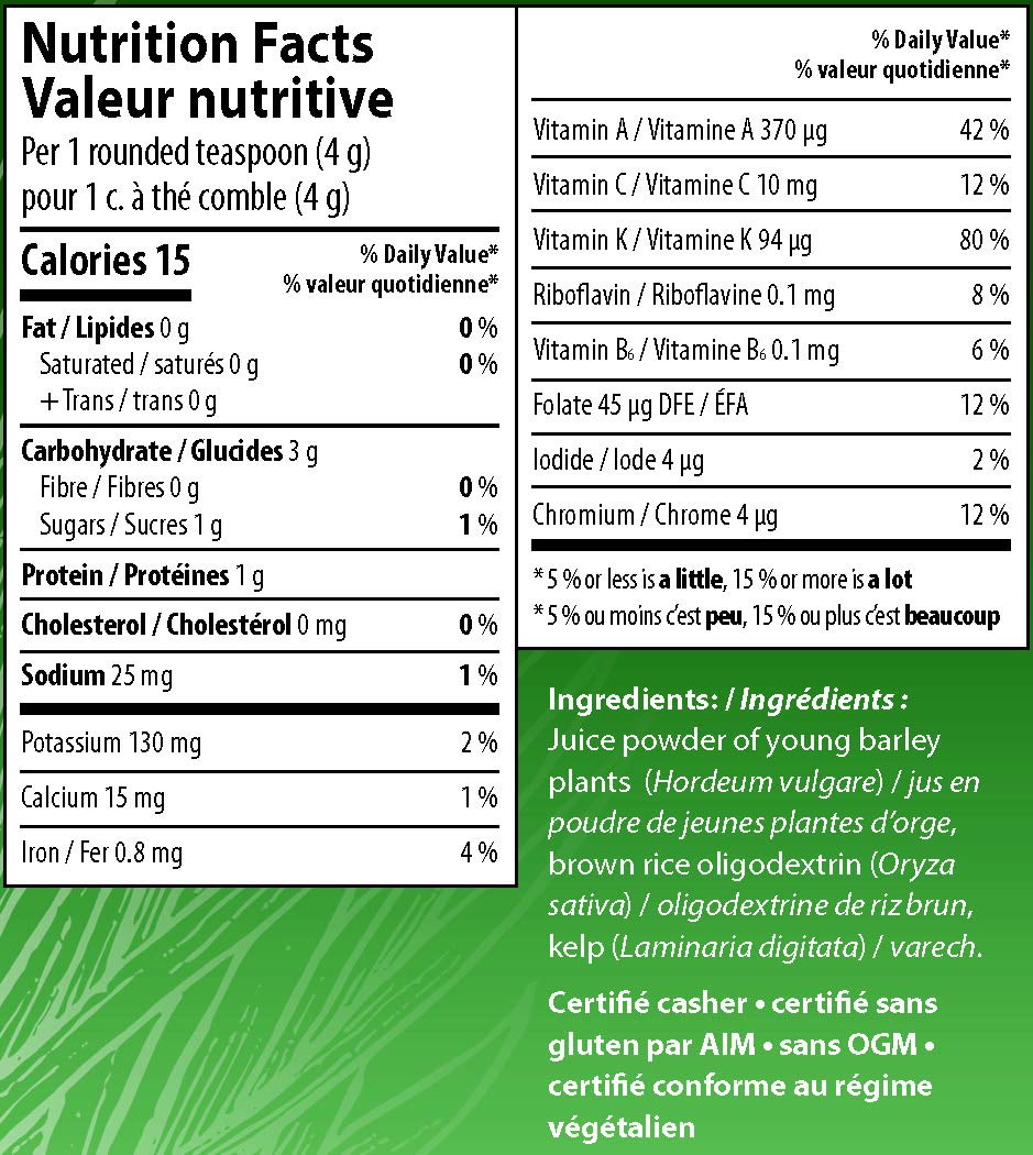 AIM International BarleyLife Barley Grass Powder - 12.7 oz - image 2