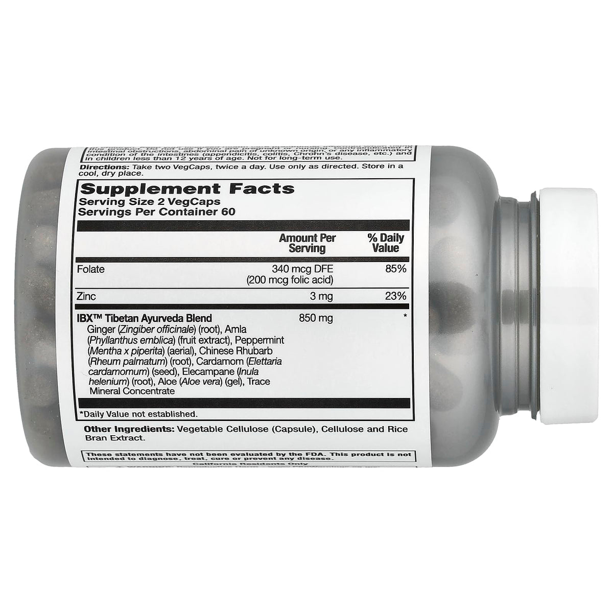 Natural Balance IBX Soothing Bowel Formula - 120 Vegetarian Capsules - image 2