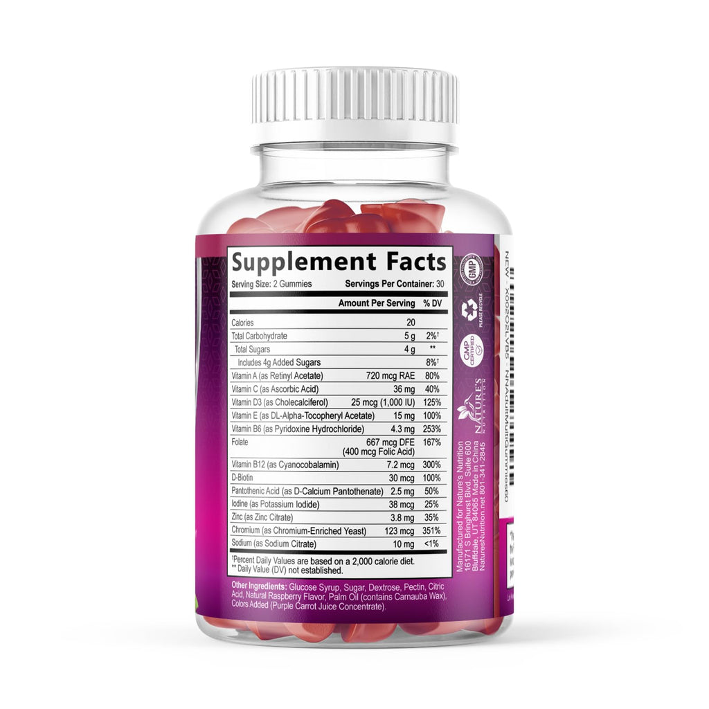 Nature's Nutrition Multivitamin Gummies for Adults - 60 Gummies - image 9