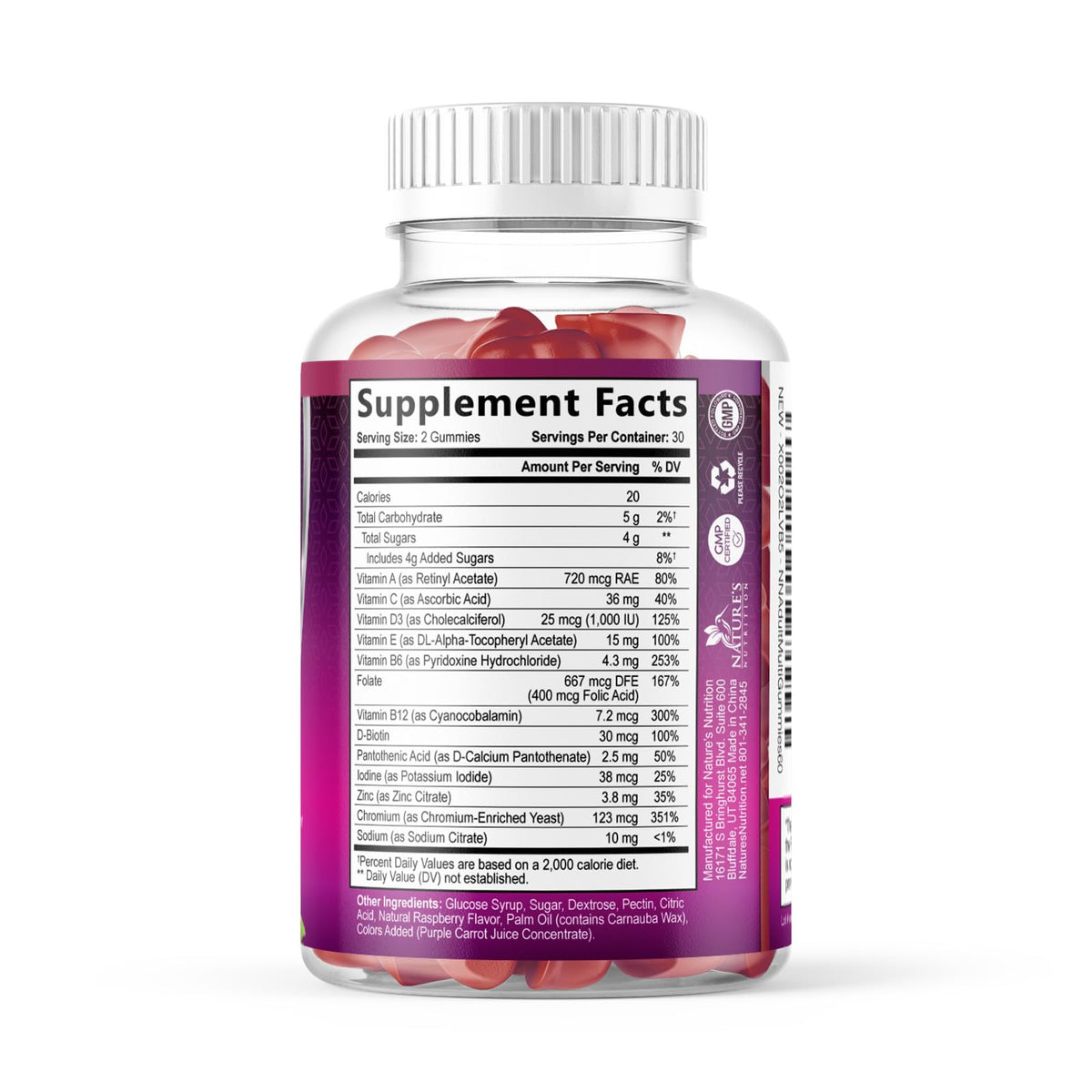 Nature's Nutrition Multivitamin Gummies for Adults - 60 Gummies - image 9