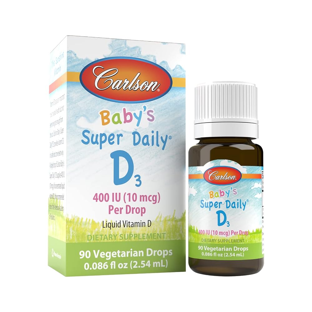 Carlson Baby's Super Daily D3 Vitamin D Drops - 90 Drops