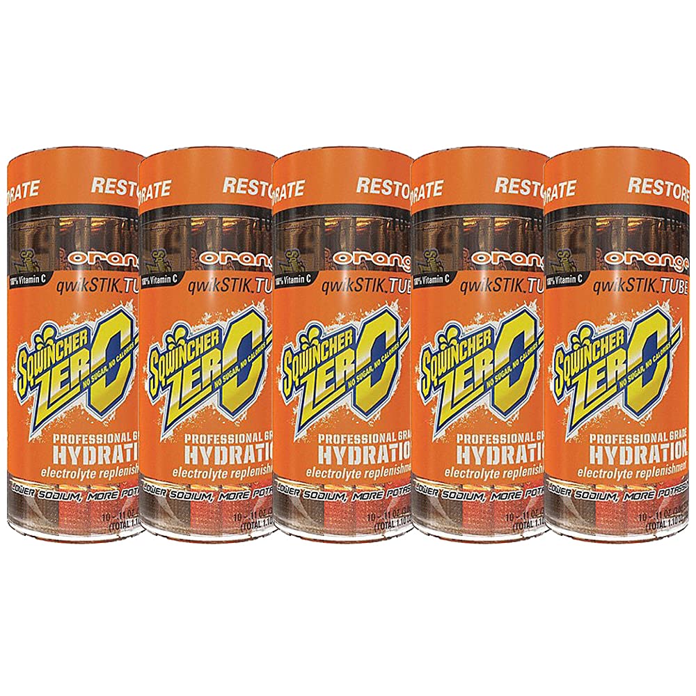 Sqwincher Zero Qwik Stik Sugar Free Electrolyte Powder - 50 Sticks