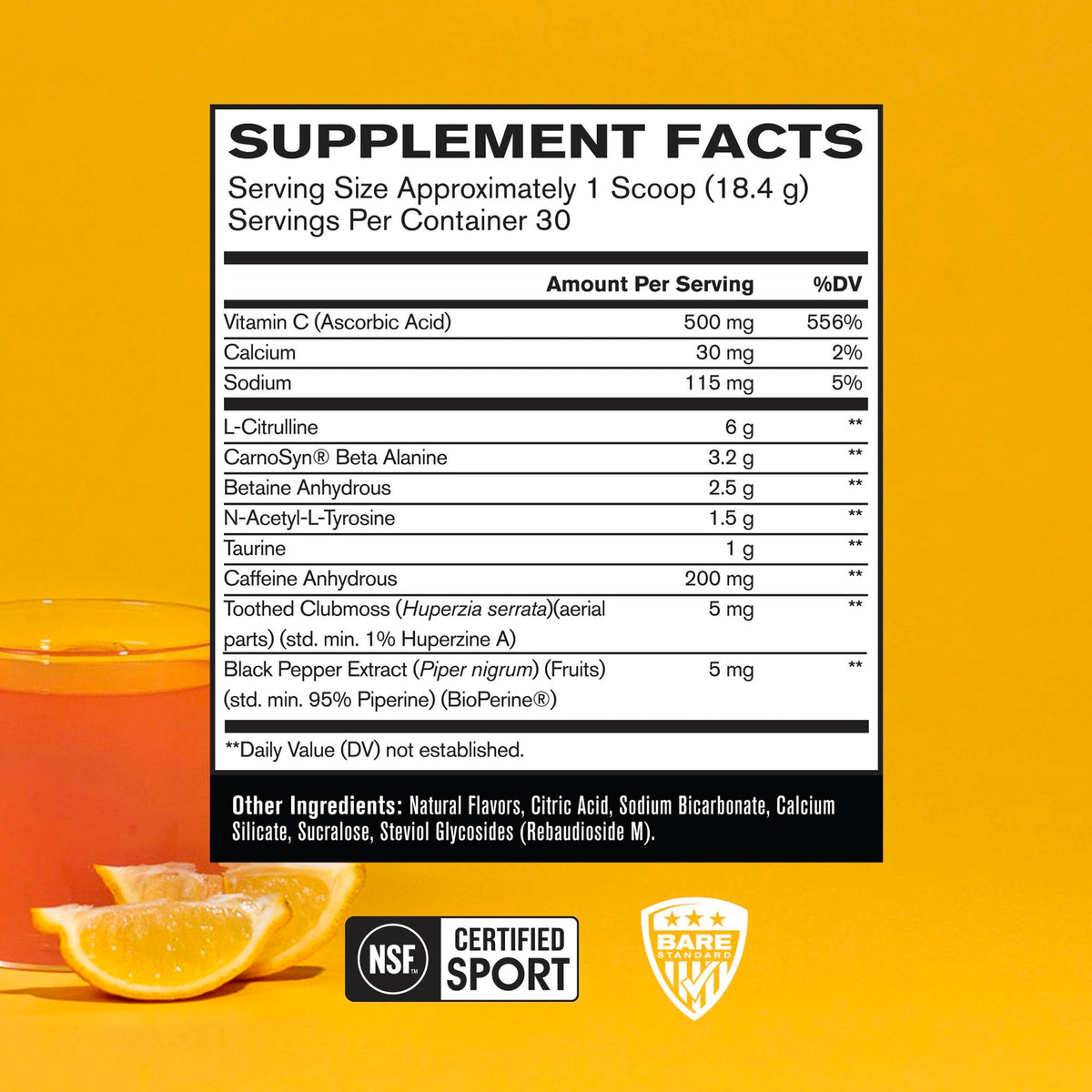 BARE PERFORMANCE NUTRITION Flight Pre-Workout Powder - 30 Servings - image 2