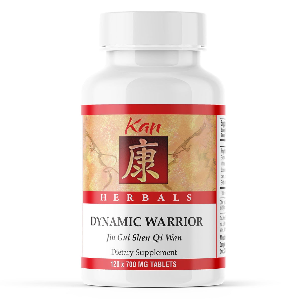 Kan Herbs Dynamic Warrior Traditional Chinese Herbal Formula - 120 Tablets