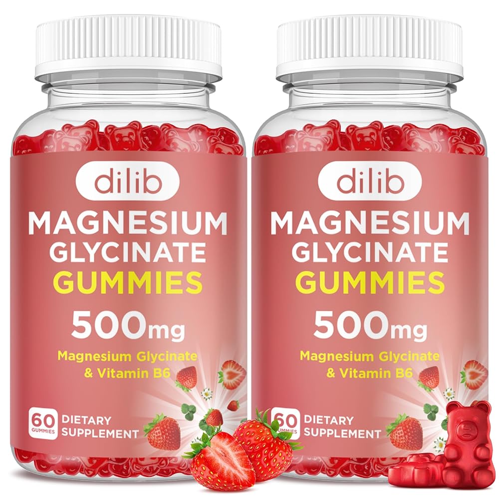dilib Magnesium Glycinate Gummies 500mg Magnesium Supplement