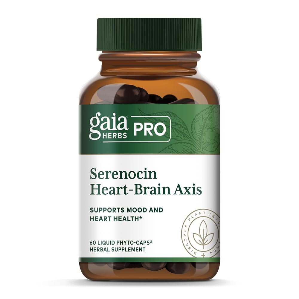 Gaia Herbs PRO Serenocin Heart-Brain Axis - 60 Vegan Capsules