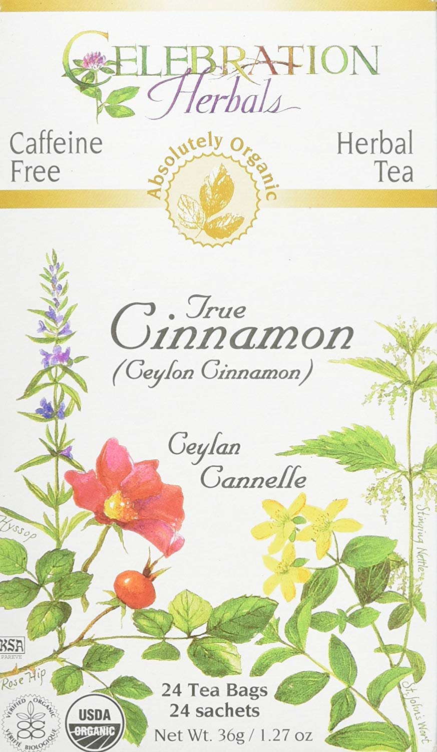 Celebration Herbals True Cinnamon Organic Tea - 24 Teabags