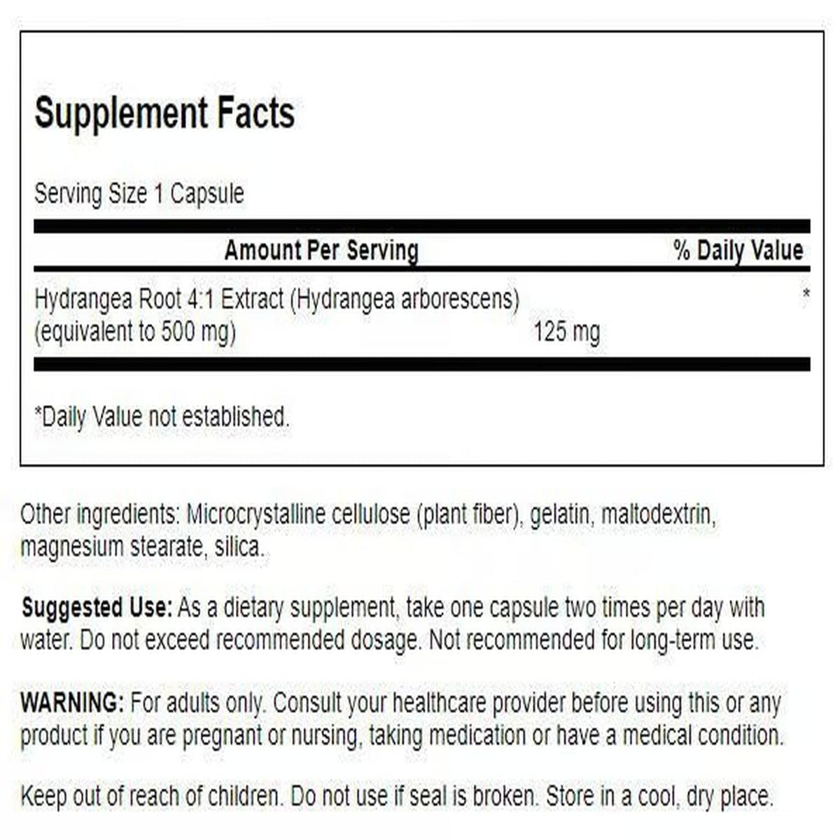 Swanson Hydrangea Root Extract Urinary Tract Support - 90 Capsules - image 2