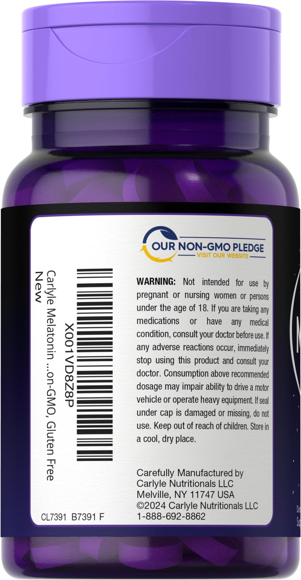 Carlyle Melatonin 12 mg Fast Dissolve