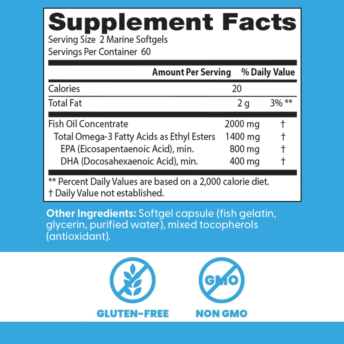 Doctor's BEST Omega-3 Fish Oil Supplement - 120 Softgels - image 2
