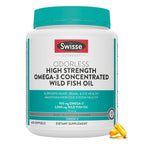 Swisse Wild Fish Oil Omega-3 3000 mg - 400 Softgels