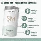 Bloofah Safed Musli Extract 500mg Capsules - 120 Count - image 4