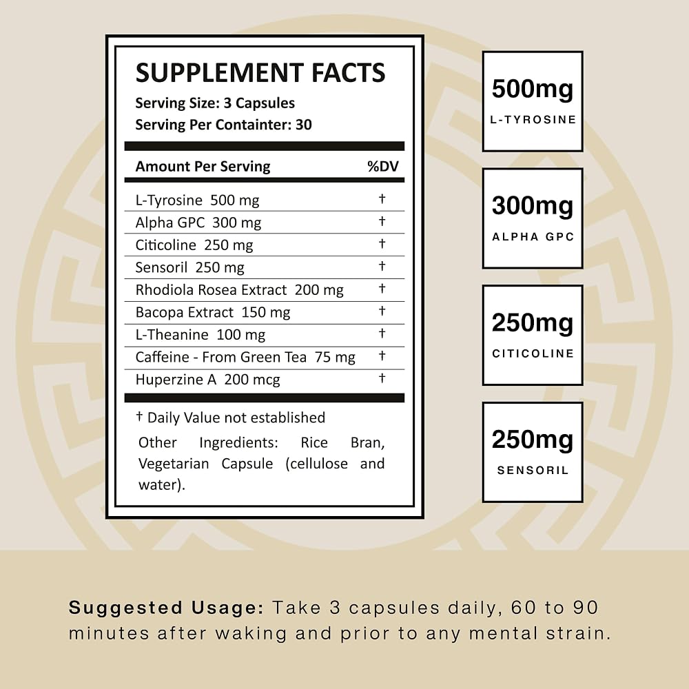 Mt. Athos Performance Sigma Mind Nootropic - 90 Capsules - image 2