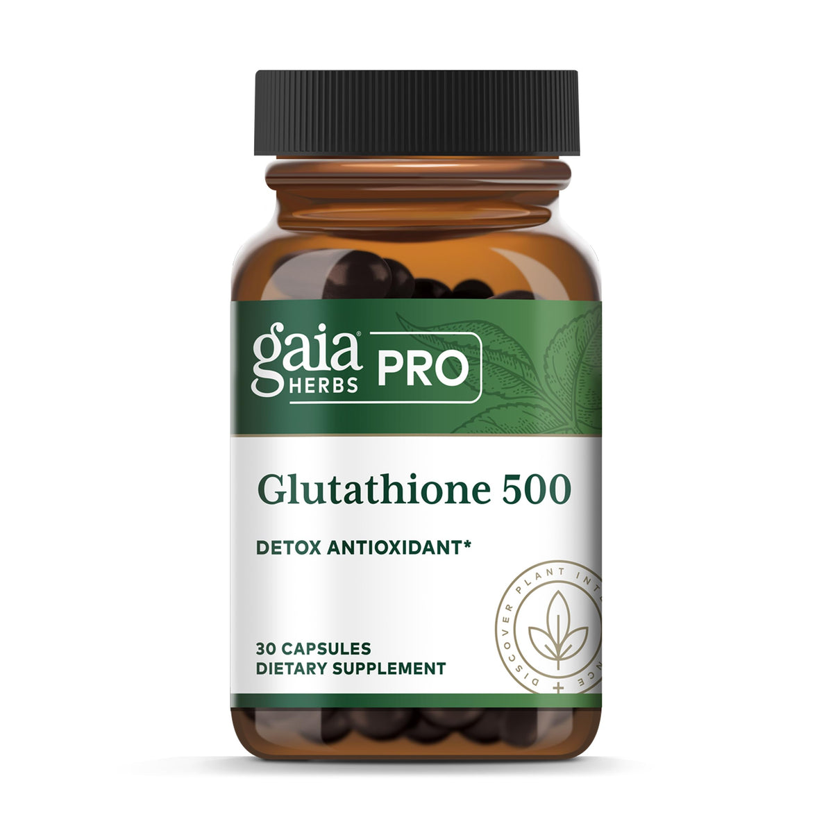Gaia Herbs PRO Glutathione 500 Antioxidant - 30 Capsules