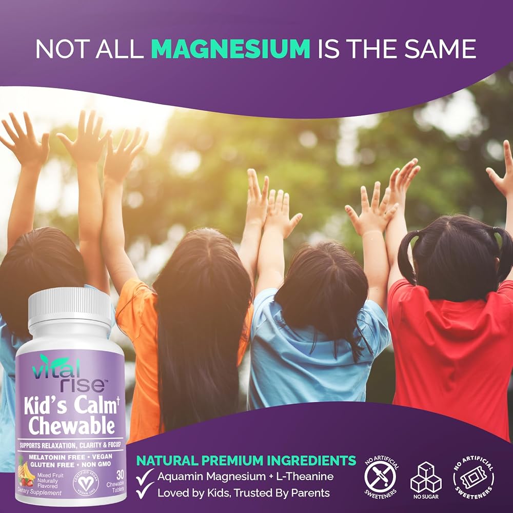 Vital Rise Kids Magnesium Chewables - Daily Supplement
