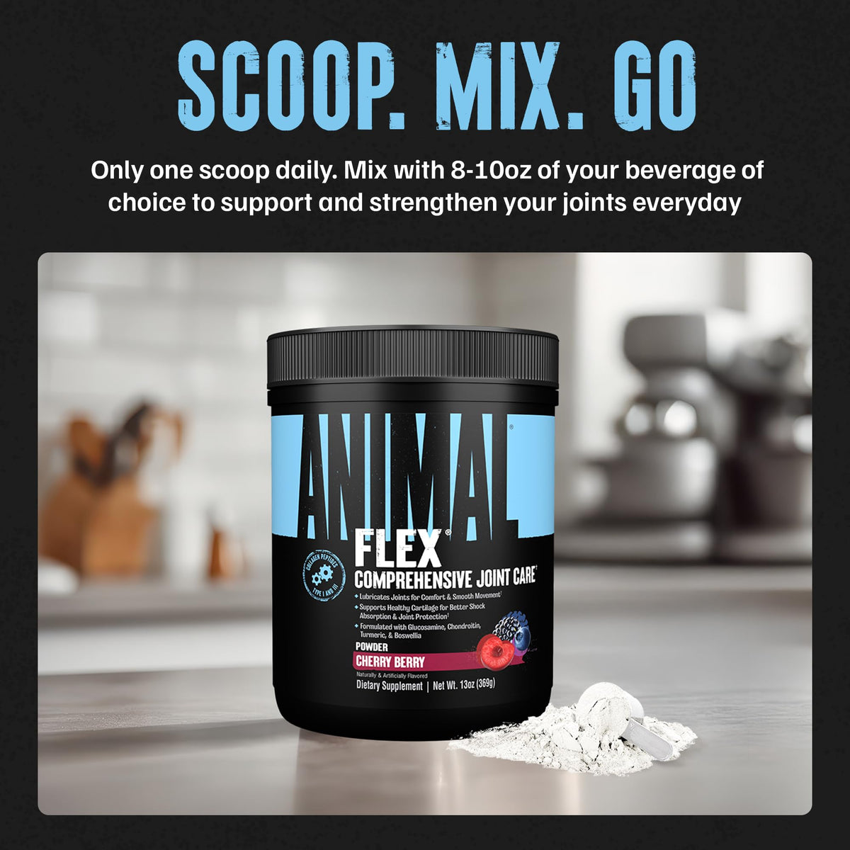 Animal Flex Joint Support Powder Cherry - 30 Servings - image 4