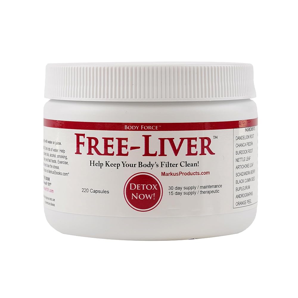 Body Force Liver Formula Herbal Blend - 220 Capsules