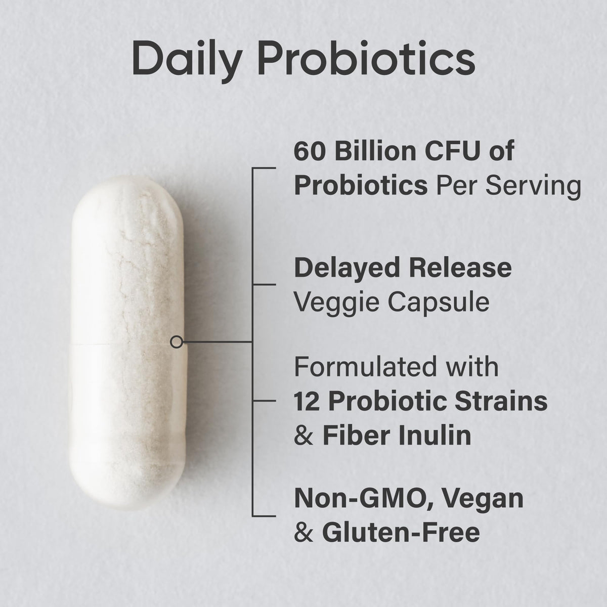 Sports Research Daily Probiotics 60 Billion CFU - 30 Capsules - image 2
