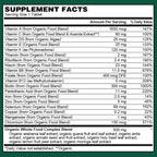 PlantFusion Organic Multivitamin for Women - One Daily Whole Food
