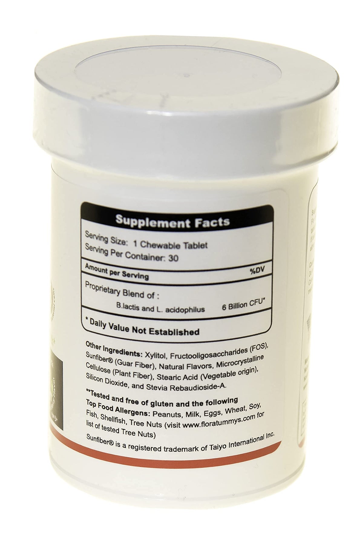 FloraTummys Kids Chewable Probiotic Prebiotics - 30 Tablets - image 2