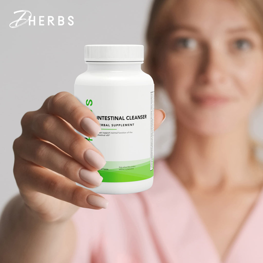 DHerbs Intestinal Cleanser Digestion Supplement - 100 Vegetarian Capsules - image 8