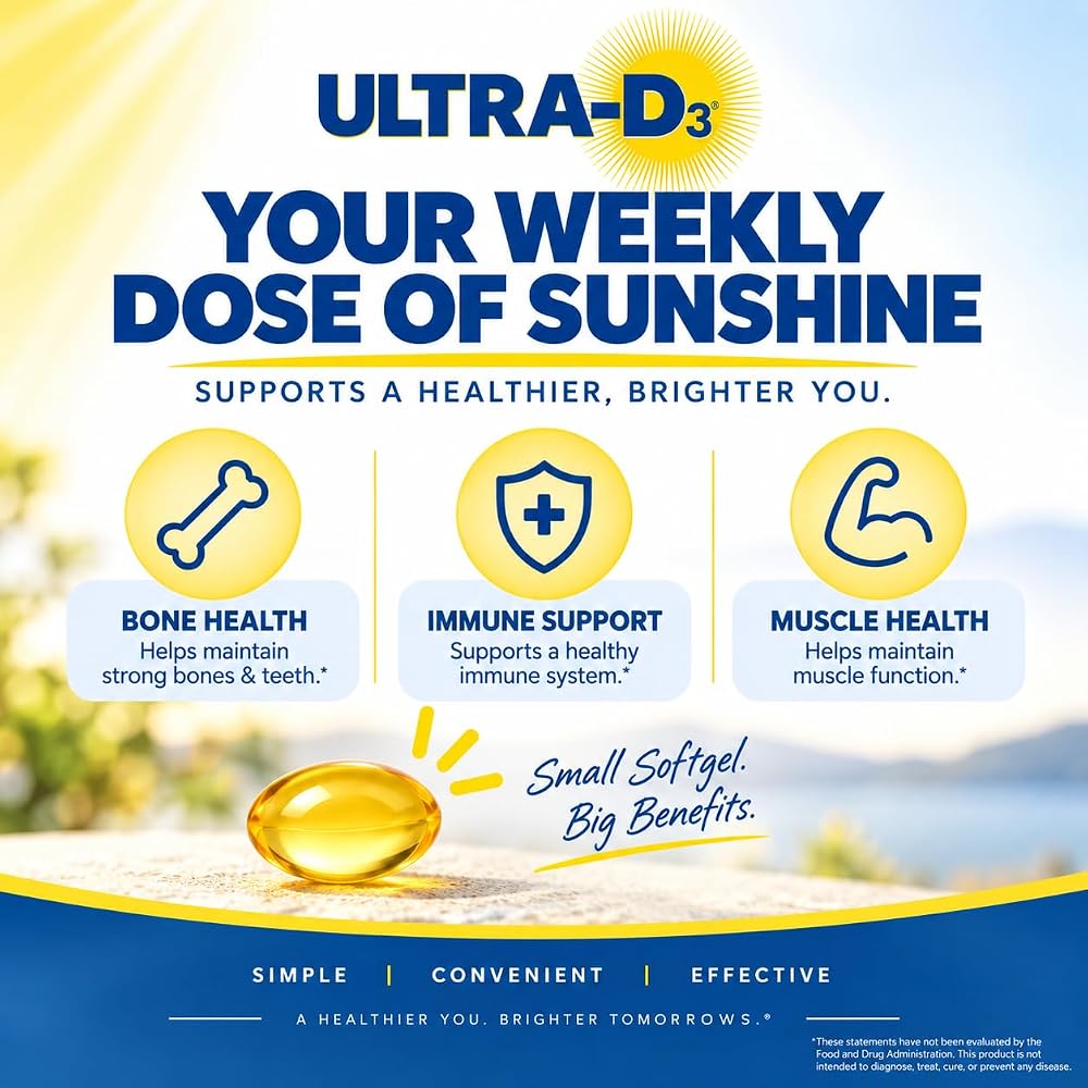 ULTRA-D3 Once-Weekly Vitamin D3 50