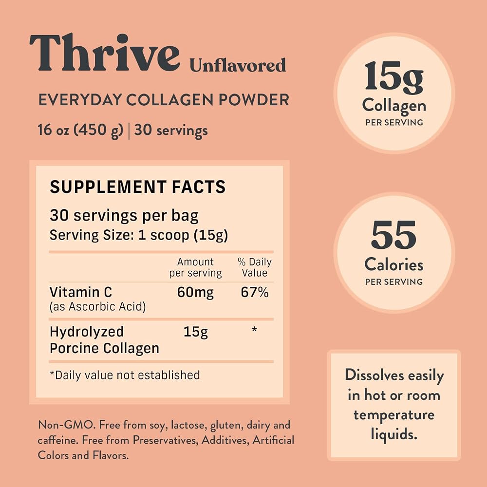 PROTIVA Thrive Collagen Powder for Women - 16 oz - image 2