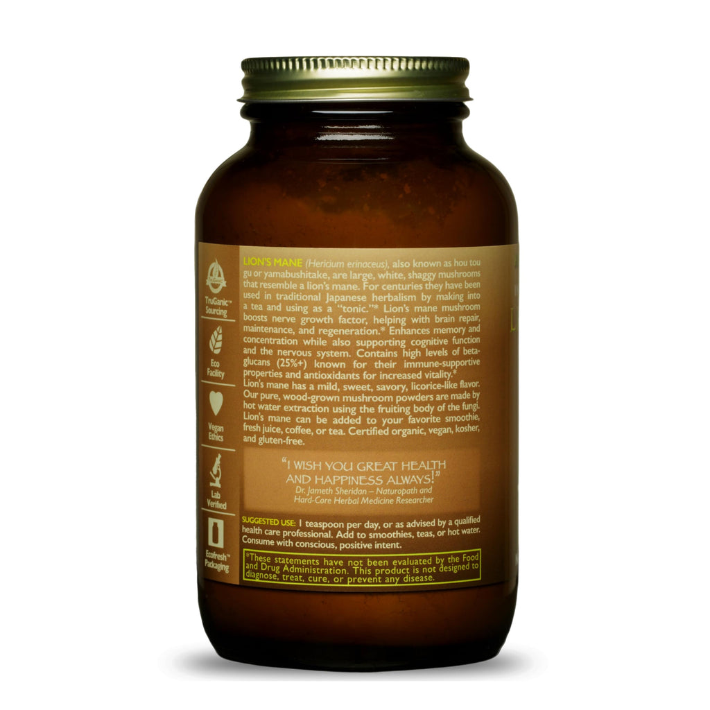 HEALTHFORCE SUPERFOODS Integrity Extracts Lion's Mane Powder - 150g - image 3