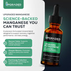 Upgraded Formulas Manganese Supplement Liquid - 2 Fl Oz - image 2
