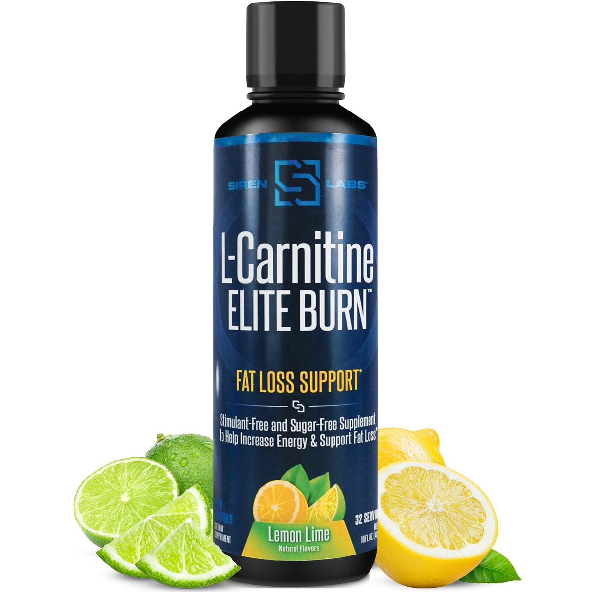 SIRENLABS L-Carnitine Elite Burn Lemon Lime - 32 Servings