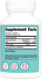 Nutricost Biotin for Women 10,000mcg with Folate & Collagen - 120 Capsules - image 5