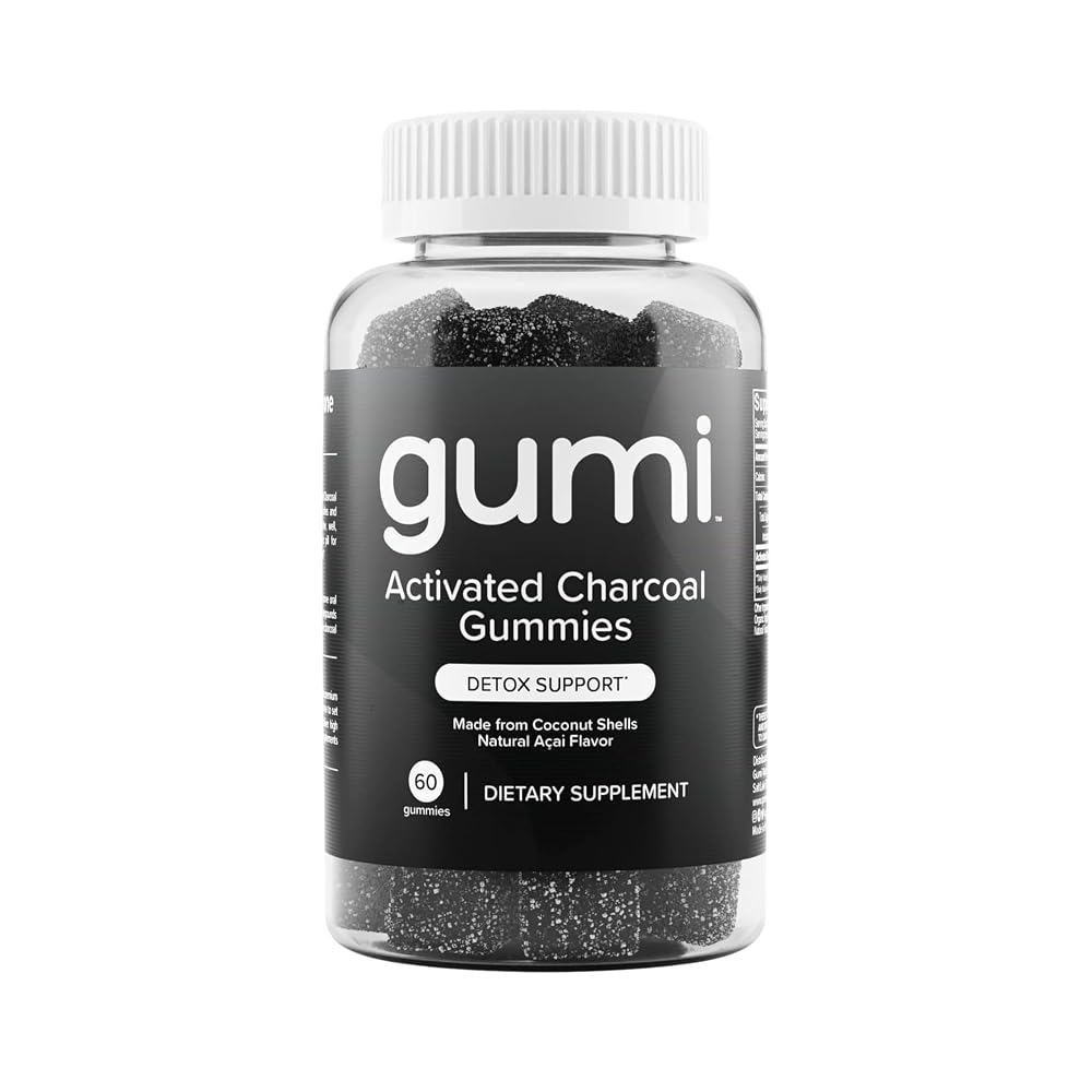 Gumi Nutrition Coconut Activated Charcoal Gummies - Charcoal